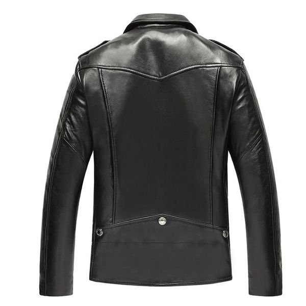 men's leather & faux genuine men sheepskin coat spring autumn moocycle plus size jacket 19-213 mf619, Black
men's leather & faux genuine men sheepskin coat spring autumn moocycle plus size jacket 19-213 mf619, Black