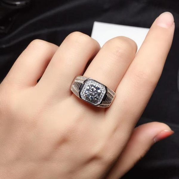 cluster rings man moissanite men's ring 925 sterling silver fine jewelry, Golden;silver
cluster rings man moissanite men's ring 925 sterling silver fine jewelry, Golden;silver