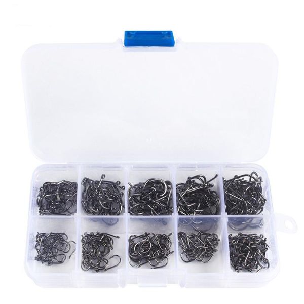 100/200/300/500pcs/box fishing hook high carbon steel barbed 3#-12# bait holder jig hole carp accessoires hooks
100/200/300/500pcs/box fishing hook high carbon steel barbed 3#-12# bait holder jig hole carp accessoires hooks