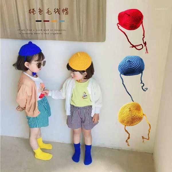 berets korean style kids beret hats knitted cap autumn winter little girl boy barette hat, Blue;gray
berets korean style kids beret hats knitted cap autumn winter little girl boy barette hat, Blue;gray