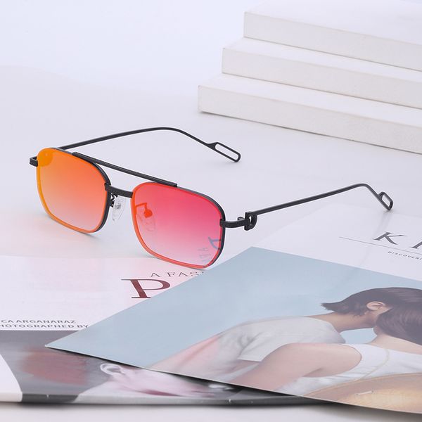 viper glasseskajila fashion rimless men's sunglasses, White;black