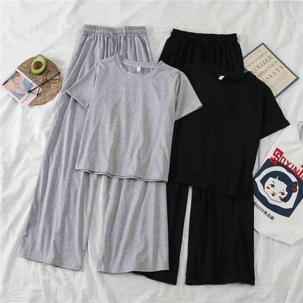 summer nightgown cute home suit for womens two piece clothing shirt pant pajamas sets outfits female casual black gray homewear, Black;red
summer nightgown cute home suit for womens two piece clothing shirt pant pajamas sets outfits female casual black gray homewear, Black;red