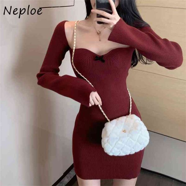 square collar knit women dresses spring elegant mini dress korean style slim waist bodycon design vestidos 210422, Black;gray
square collar knit women dresses spring elegant mini dress korean style slim waist bodycon design vestidos 210422, Black;gray