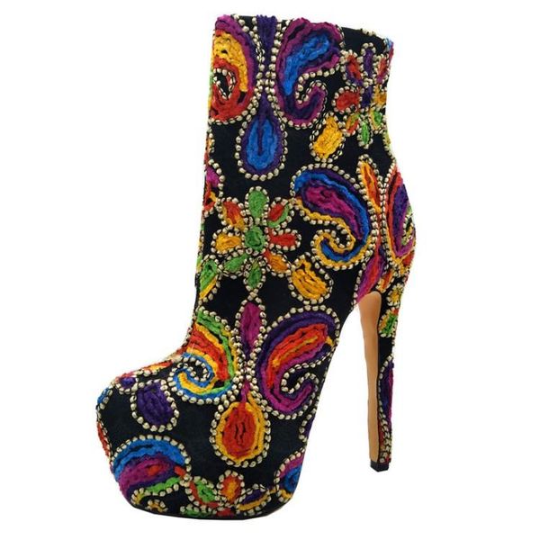 boots goofloron shoes, lady's ankle boots, high-heeled multi-colour knitted material, 16cm bare, Black
boots goofloron shoes, lady's ankle boots, high-heeled multi-colour knitted material, 16cm bare, Black