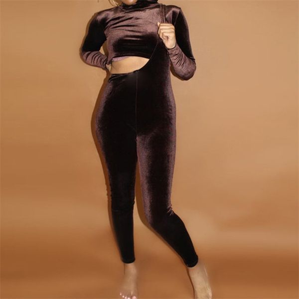omsj velvet irregular fashion o-neck long sleeve crop and overalls leggings bodycon 2 pcs sets casual activewear tracksuits 210517, White
omsj velvet irregular fashion o-neck long sleeve crop and overalls leggings bodycon 2 pcs sets casual activewear tracksuits 210517, White