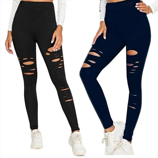 r45 fashion hole high waist womens legging pants solid color tight fitting fitness running women, Black
r45 fashion hole high waist womens legging pants solid color tight fitting fitness running women, Black