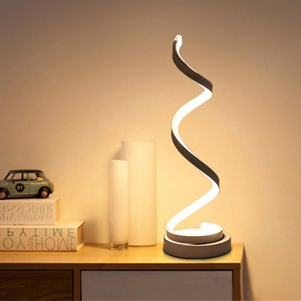 table lamps creative art led spiral lamp curved desk night warm white bedroom bedside office bar reading
table lamps creative art led spiral lamp curved desk night warm white bedroom bedside office bar reading