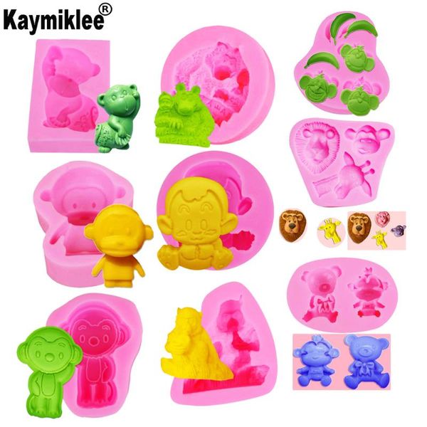 cake tools 9 kinds monkeys lion silicone mold decorating chocolate candy sugar gumpaste jelly jello moulds c353
cake tools 9 kinds monkeys lion silicone mold decorating chocolate candy sugar gumpaste jelly jello moulds c353