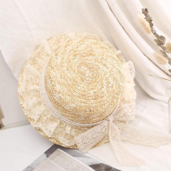 wide brim hats fashionable summer sun ladies women casual bowknot lace ribbon straw visor cap for holiday seaside, Blue;gray
wide brim hats fashionable summer sun ladies women casual bowknot lace ribbon straw visor cap for holiday seaside, Blue;gray