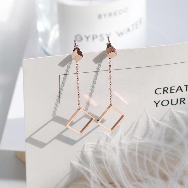 stud yun ruo simple & fashion rhombus long earring woman rose gold color 316l titanium steel jewelry birthday gift never fade, Golden;silver
stud yun ruo simple & fashion rhombus long earring woman rose gold color 316l titanium steel jewelry birthday gift never fade, Golden;silver