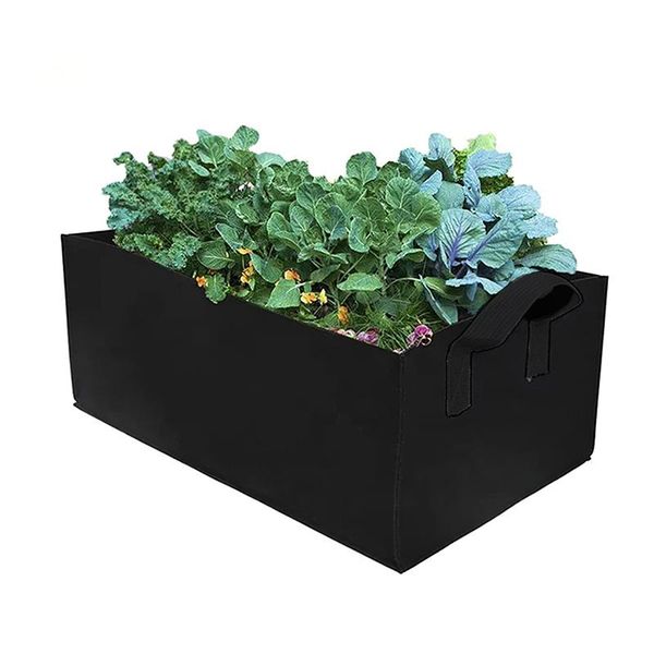 square planting bag thickened non-woven fabric seedling flower pot garden bed planters & pots
square planting bag thickened non-woven fabric seedling flower pot garden bed planters & pots
