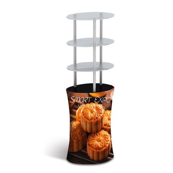 oval tension fabric advertising display rack with hdf bottom boards thick aluminum tube custom printed graphic portable carry bag
oval tension fabric advertising display rack with hdf bottom boards thick aluminum tube custom printed graphic portable carry bag