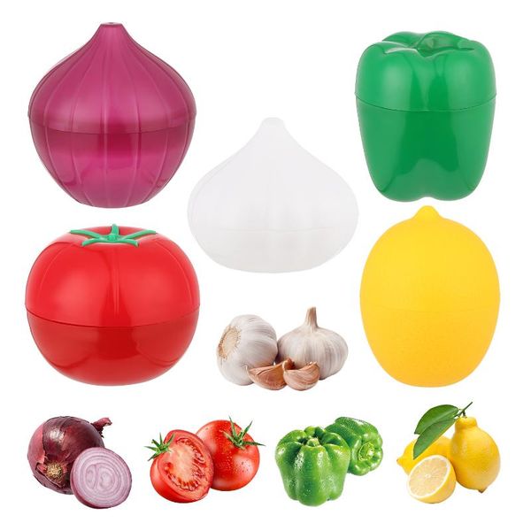 storage bottles & jars 1pc fresh-keeping vegetable shape food box set plastic kitchen containers for onion fruits garlic potato boxs
storage bottles & jars 1pc fresh-keeping vegetable shape food box set plastic kitchen containers for onion fruits garlic potato boxs