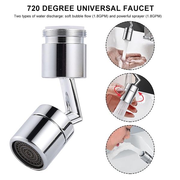 tap aerator 720°rotation universal splash-proof swivel water saving faucet bathroom filter foamer aerators other faucets, showers & accs
tap aerator 720°rotation universal splash-proof swivel water saving faucet bathroom filter foamer aerators other faucets, showers & accs
