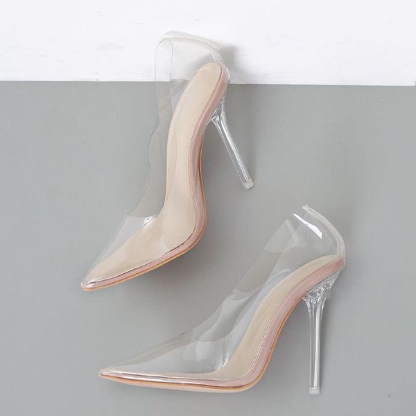 crystal light mouth high heel large single shoes transparent pointed size 42 dress, Black
crystal light mouth high heel large single shoes transparent pointed size 42 dress, Black