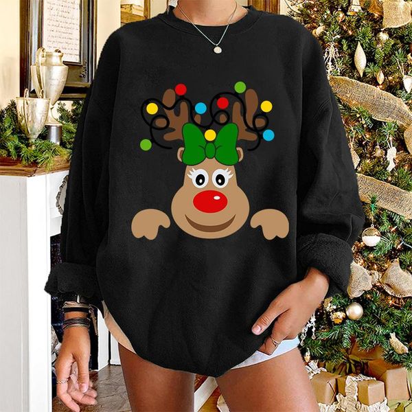women's hoodies & sweatshirts oversized women sweartshirts harajuku christmas reindeer print cute cartoon sweatshirt drop shoulder long, Black
women's hoodies & sweatshirts oversized women sweartshirts harajuku christmas reindeer print cute cartoon sweatshirt drop shoulder long, Black