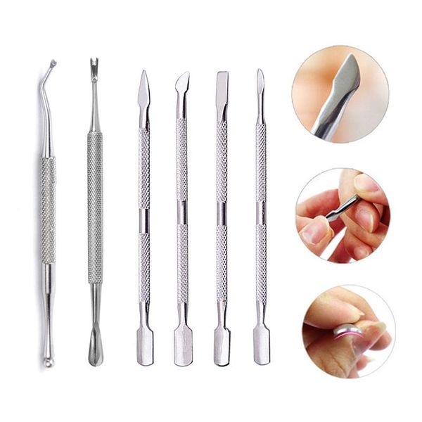 cuticle pushers 7/6/3pcs double-ended stainless steel pusher dead skin push remover for pedicure manicure nail art cleaner care tools
cuticle pushers 7/6/3pcs double-ended stainless steel pusher dead skin push remover for pedicure manicure nail art cleaner care tools
