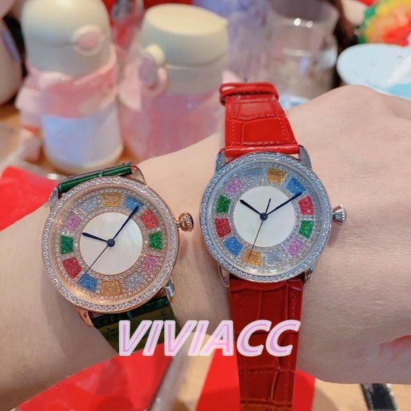 wristwatches luxury women's crystal rainbow watches multicolor gem circle watch ladies casual quartz genuine leather full diamond clock, Slivery;brown
wristwatches luxury women's crystal rainbow watches multicolor gem circle watch ladies casual quartz genuine leather full diamond clock, Slivery;brown