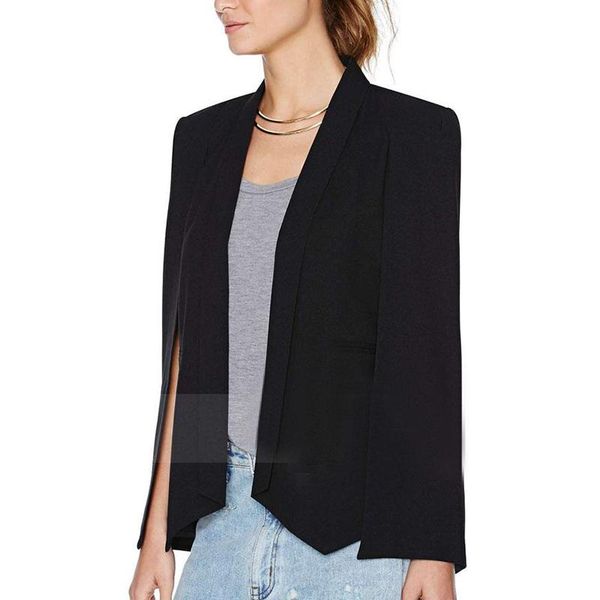 women's suits & blazers official blazer autumn coat women work wear female solid special design for ladies outwear femme, White;black
women's suits & blazers official blazer autumn coat women work wear female solid special design for ladies outwear femme, White;black