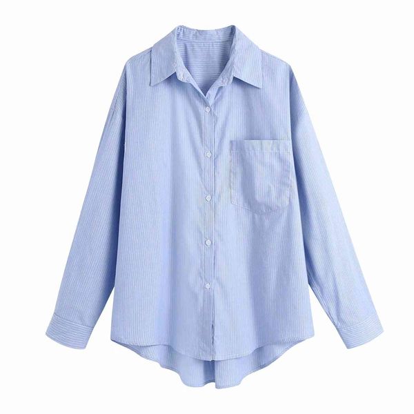 spring women poplin striped shirt casual blouse items clothes for women long sleeve single breasted 210521, White
spring women poplin striped shirt casual blouse items clothes for women long sleeve single breasted 210521, White