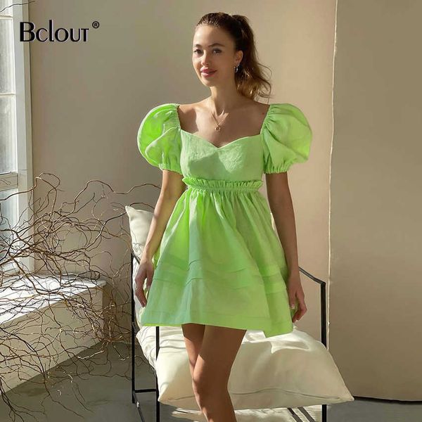 bclout backless v neck green mini dress for women cotton lantern sleeve pure dresses summer lace-up cotton party robe woman 210709, Black;gray
bclout backless v neck green mini dress for women cotton lantern sleeve pure dresses summer lace-up cotton party robe woman 210709, Black;gray