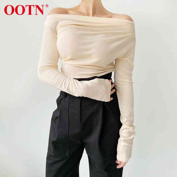 ootn black off shoulder women t shirt long sleeve elegant ladies spring autumn plain female casual beige tee t-shirt 210413, White
ootn black off shoulder women t shirt long sleeve elegant ladies spring autumn plain female casual beige tee t-shirt 210413, White