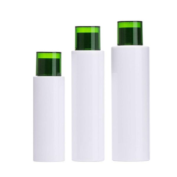 100ml 200ml empty white plastic round toner bottle green rotary lid cosmetic packaging refillable container 20pieces/lot storage bottles & j
100ml 200ml empty white plastic round toner bottle green rotary lid cosmetic packaging refillable container 20pieces/lot storage bottles & j