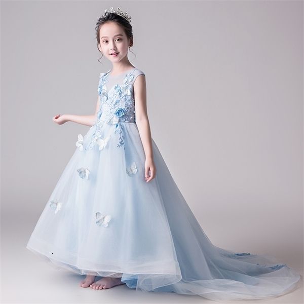 girl's long trailing girl wedding dresses light blue tulle beaded floral first communion gown kids evening formal princess tutu dress 0, Red;yellow
girl's long trailing girl wedding dresses light blue tulle beaded floral first communion gown kids evening formal princess tutu dress 0, Red;yellow
