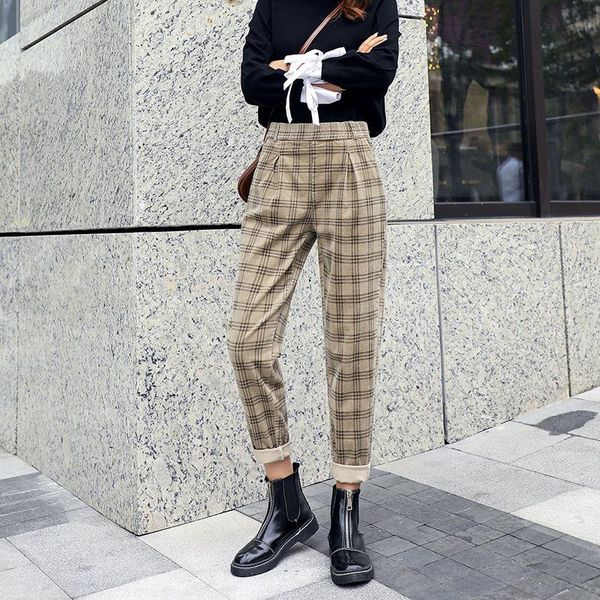 women's pants & capris autumn winter plaid harem corduroy trousers women high waist wide leg, Black;white
women's pants & capris autumn winter plaid harem corduroy trousers women high waist wide leg, Black;white