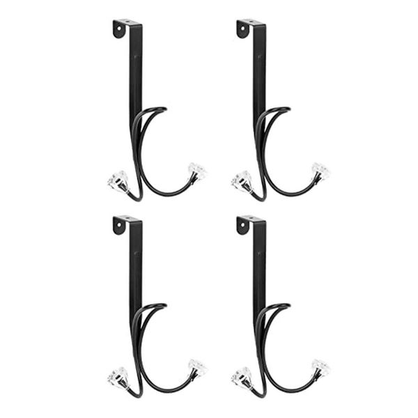 hooks & rails 4pcs over the door hooks, metal twin hook organizer rack hangers cubicle for hanging bags backpack black
hooks & rails 4pcs over the door hooks, metal twin hook organizer rack hangers cubicle for hanging bags backpack black