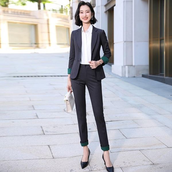 women's two piece pants fall winter women blazer and pants&skirt 2 suit ol styles fashion jacket coat blaser formal professional trouse, White
women's two piece pants fall winter women blazer and pants&skirt 2 suit ol styles fashion jacket coat blaser formal professional trouse, White