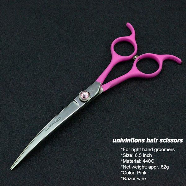 hair scissors 6.5" stainless steel pet dogs gromming down curved shears sharp edge animals cat cutting barber tools
hair scissors 6.5" stainless steel pet dogs gromming down curved shears sharp edge animals cat cutting barber tools