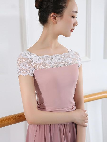 stage wear women's ballerina ballet lace stitching t-shirt gymnastic swimsuit white costume for girls dance, Black;red
stage wear women's ballerina ballet lace stitching t-shirt gymnastic swimsuit white costume for girls dance, Black;red