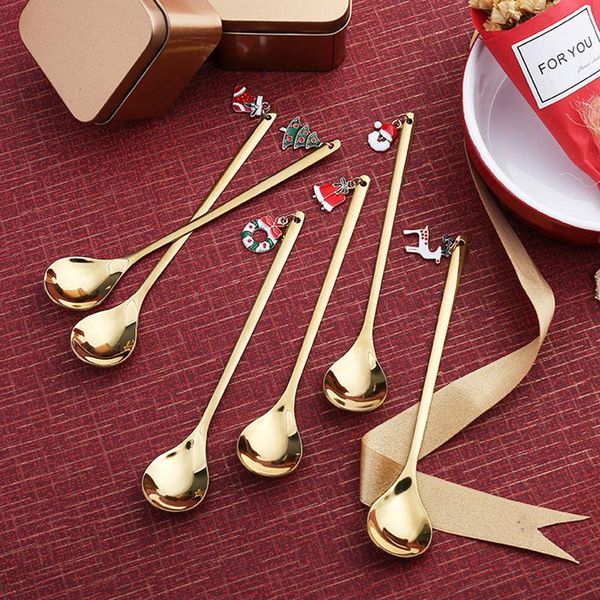 dinnerware sets vintage teaspoon innovative christmas stainless steel spoon set for gifts creative gold plated coffee dessert
dinnerware sets vintage teaspoon innovative christmas stainless steel spoon set for gifts creative gold plated coffee dessert