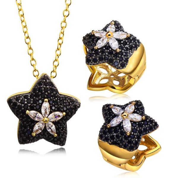 earrings & necklace party accessories star women jewelry sets with cubic zircon stone 2pcs ( earring ) ent, Silver
earrings & necklace party accessories star women jewelry sets with cubic zircon stone 2pcs ( earring ) ent, Silver
