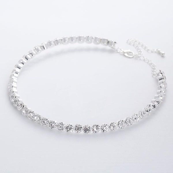 chokers bridal fashion crystal rhinestone choker necklace women wedding accessories tennis chain jewelry collier femme, Golden;silver
chokers bridal fashion crystal rhinestone choker necklace women wedding accessories tennis chain jewelry collier femme, Golden;silver