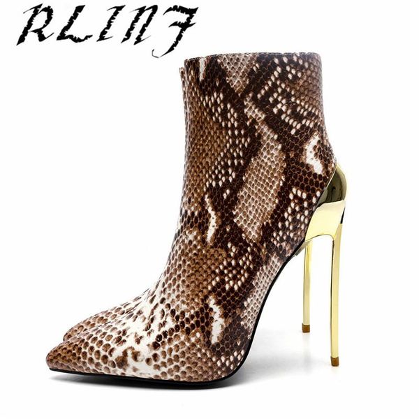 boots rlinf stiletto iron with fashion snake-striped high-heeled pointed female ankle, Black
boots rlinf stiletto iron with fashion snake-striped high-heeled pointed female ankle, Black