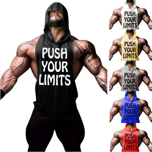 men' tank zogaa 2021 mens muscle hooded vest fitness bodybuilding sleeveless gym top, White;black
men' tank zogaa 2021 mens muscle hooded vest fitness bodybuilding sleeveless gym top, White;black