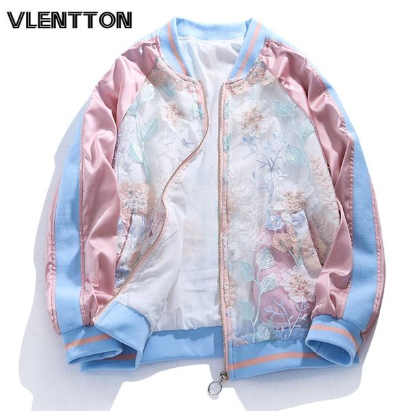women's jackets 2021 summer chic print embroidery bomber jacket women korean mesh casual loose thin sunscreen cardigan coat female, Black;brown
women's jackets 2021 summer chic print embroidery bomber jacket women korean mesh casual loose thin sunscreen cardigan coat female, Black;brown