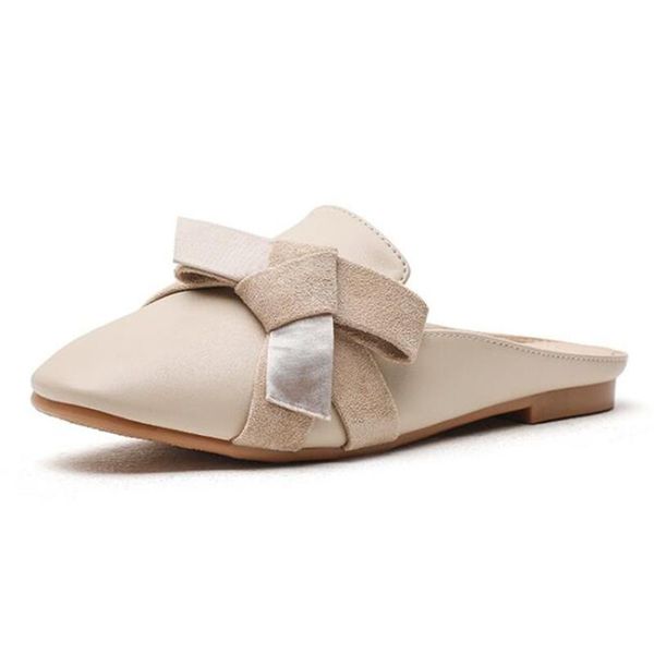 women's slippers fashion bowknot zapatos de mujer summer female shoes closed toe comfortable half mules qq165, Black
women's slippers fashion bowknot zapatos de mujer summer female shoes closed toe comfortable half mules qq165, Black