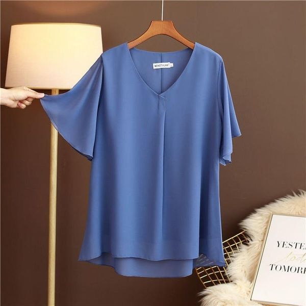 plus size t-shirt 2021 summer 6xl oversized women blouses solid casual v-neck chiffon loose shirt fashion clothes, Black
plus size t-shirt 2021 summer 6xl oversized women blouses solid casual v-neck chiffon loose shirt fashion clothes, Black