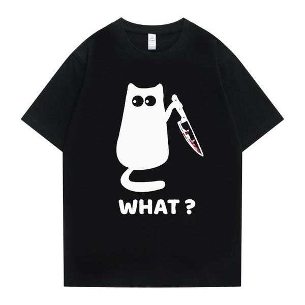 men's t-shirts 2021 breathable tshirt murderous cat knife man funny short sleeve t shirt male oversized black harajuku loose clothing, White;black
men's t-shirts 2021 breathable tshirt murderous cat knife man funny short sleeve t shirt male oversized black harajuku loose clothing, White;black