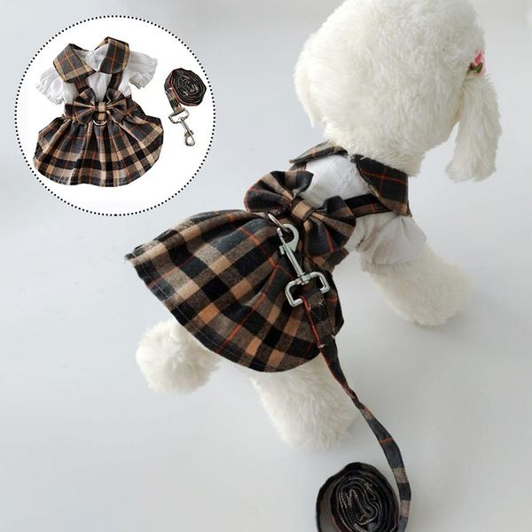 dog collars & leashes pet cat clothes summer spring dress with harness leash chihuahua bichon cute skirt for small dogs luxury puppy dresses
dog collars & leashes pet cat clothes summer spring dress with harness leash chihuahua bichon cute skirt for small dogs luxury puppy dresses