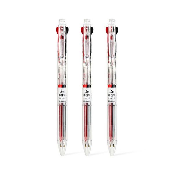 ballpoint pens press the red and black two-in-one pen multifunction stationery school supplies, Blue;orange
ballpoint pens press the red and black two-in-one pen multifunction stationery school supplies, Blue;orange