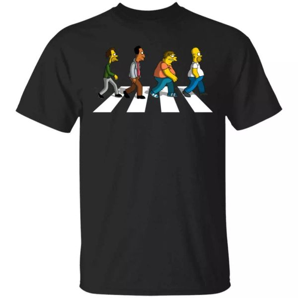 The Rock Abey Road The Springfied Music Cartoon Parody Funny Black T-Shirt, White;black
The Rock Abey Road The Springfied Music Cartoon Parody Funny Black T-Shirt, White;black