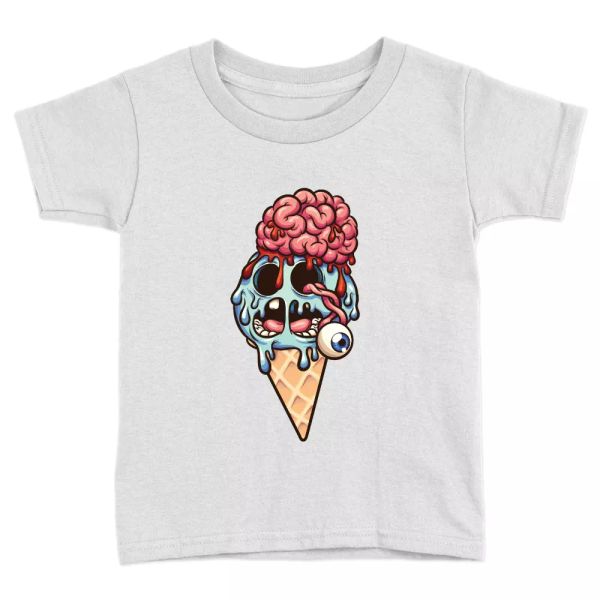zombie ice cream kids t-shirt halloween guts funny brains scary cool gift, White;black
zombie ice cream kids t-shirt halloween guts funny brains scary cool gift, White;black