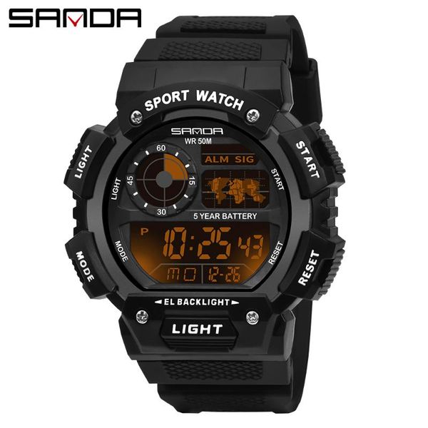 wristwatches sanda fashion sports digital watch men sport watches military waterproof electronic led male wrist for clock, Slivery;brown
wristwatches sanda fashion sports digital watch men sport watches military waterproof electronic led male wrist for clock, Slivery;brown