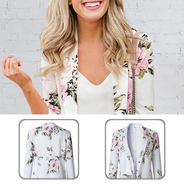 women's suits & blazers lightweight stylish lapel side pockets suit coat comfy open front workwear, White;black
women's suits & blazers lightweight stylish lapel side pockets suit coat comfy open front workwear, White;black