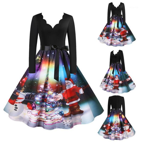 casual dresses women vintage long sleeve christmas 1950s housewife evening party prom dress streetwear outfits pure harajuku, Black;gray
casual dresses women vintage long sleeve christmas 1950s housewife evening party prom dress streetwear outfits pure harajuku, Black;gray