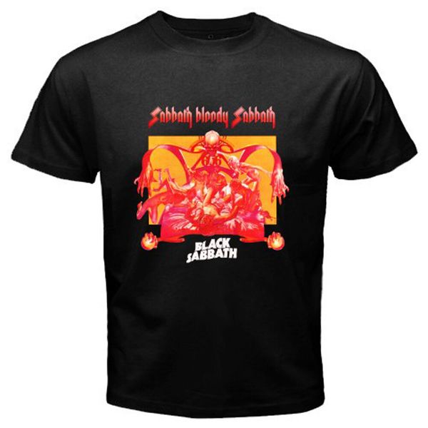 new black sabbath bloody sabbath men's black t-shirt size s-3xl, White;black